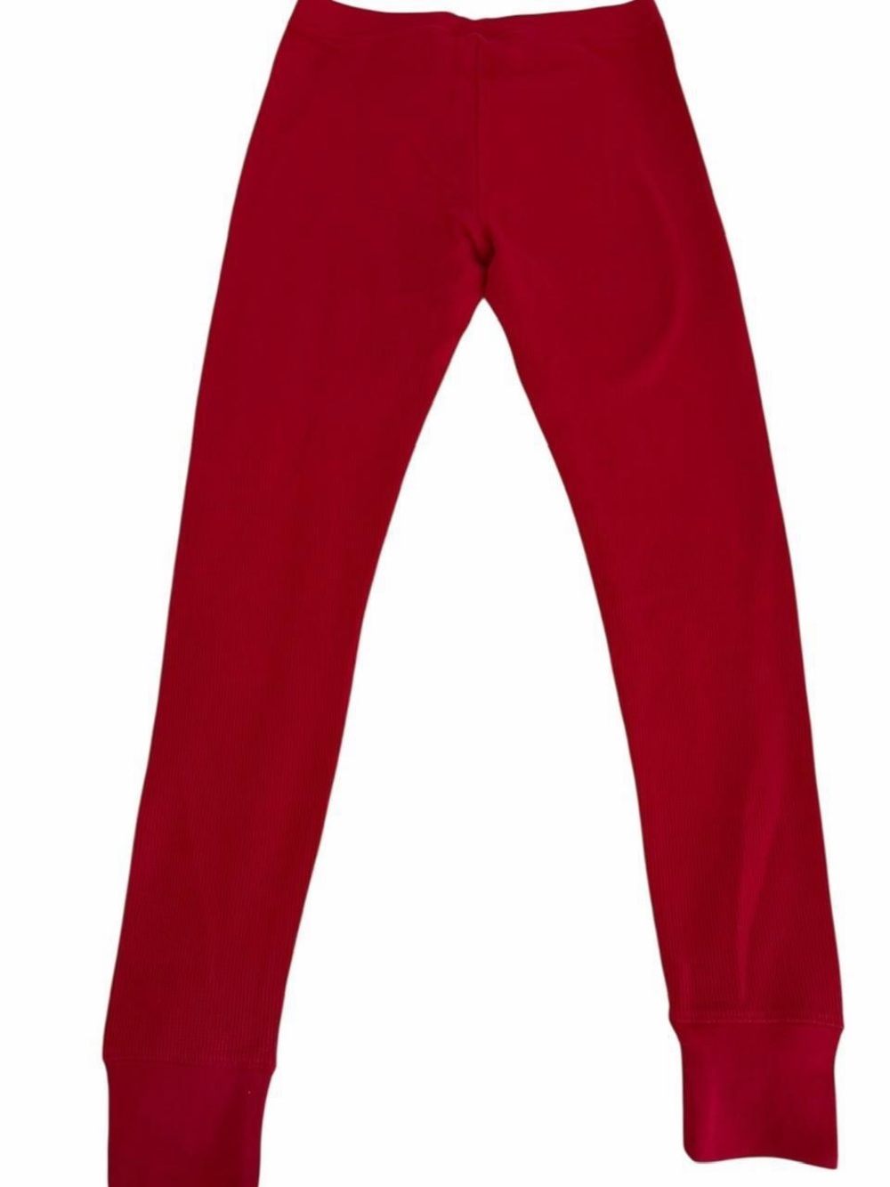 Old Navy Women’s Red Waffle Knit Thermal Leggings Size Small - Picture 8 of 8